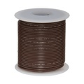 Remington Industries 14 AWG Gauge UL1007 Solid Hook-Up Wire, 300V, 0.0641" Diameter, Brown, 25' Length 14UL1007SLDBRO25